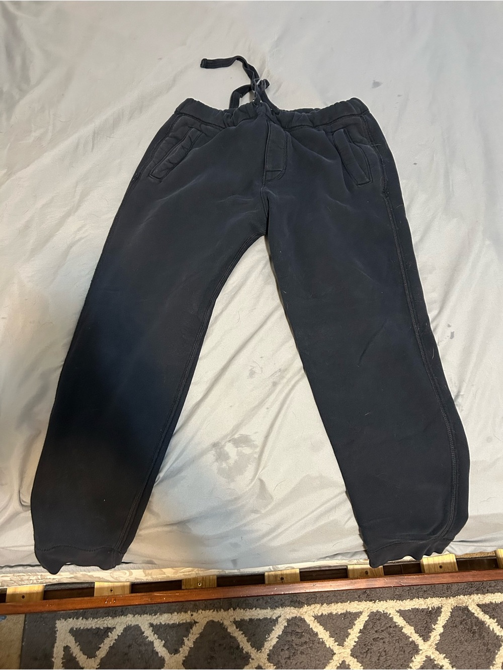 Abercrombie Boys Black Drawstring joggers